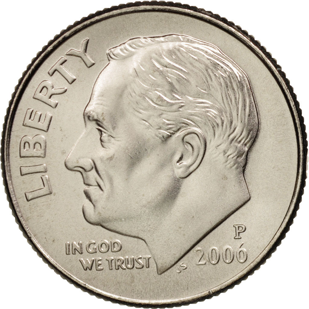 Munten, Verenigde Staten, Roosevelt Dime, Dime, 2006, U.S. Mint, Philadelphia