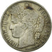 Moneda, Francia, Cérès, 50 Centimes, 1872, Paris, BC+, Plata, KM:834.1
