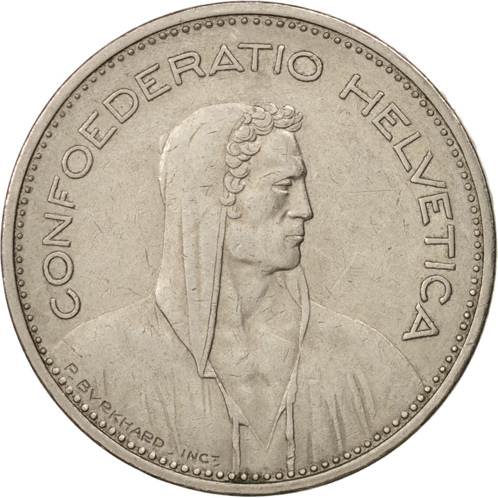 Switzerland, 5 Francs, 1985, Bern, AU(55-58), Copper-nickel, KM:40a.3