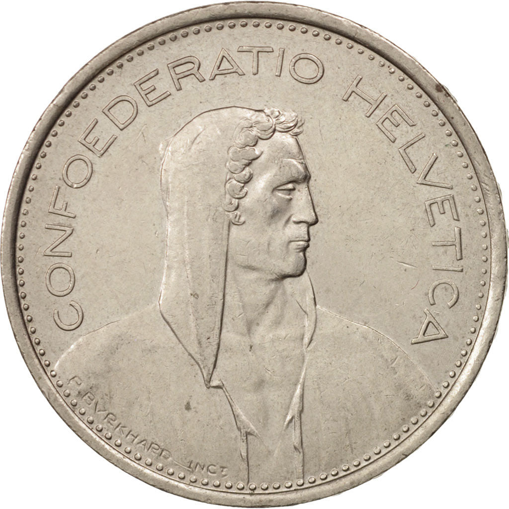 Switzerland, 5 Francs, 1978, Bern, AU(55-58), Copper-nickel, KM:40a.1
