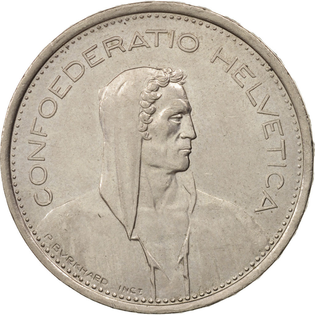 Schweiz, 5 Francs, 1976, Bern, MS(63), Copper-nickel, KM:40a.1