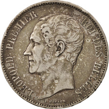 Belgium, Leopold I, 5 Francs, 5 Frank, 1850, EF(40-45), Silver, KM:17