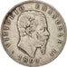 Italie, Vittorio Emanuele II, 5 Lire, 1869, Milan, TB+, Argent, KM:8.3