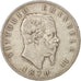 Italie, Vittorio Emanuele II, 5 Lire, 1870, Milan, TB+, Argent, KM:8.3