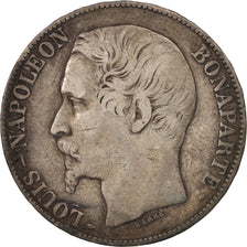 France, Napoléon III, 5 Francs, 1852, Paris, VF(20-25), Silver, KM:773.1