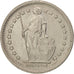 Moneta, Szwajcaria, 1/2 Franc, 1968, Bern, AU(55-58), Miedź-Nikiel, KM:23a.1