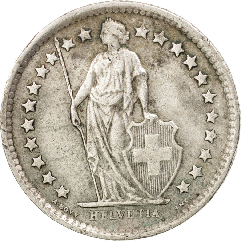 Coin, Switzerland, 1/2 Franc, 1963, Bern, EF(40-45), Silver, KM:23