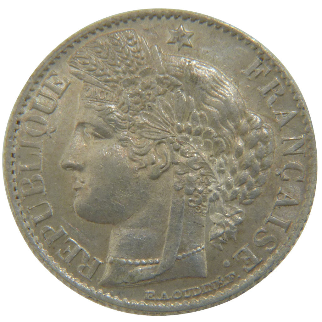 Coin, France, Cérès, 50 Centimes, 1881, Paris, AU(50-53), Silver, KM:834.1
