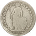 Switzerland, 1/2 Franc, 1899, Bern, VG(8-10), Silver, KM:23
