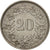 Moneta, Szwajcaria, 20 Rappen, 1964, Bern, AU(55-58), Miedź-Nikiel, KM:29a