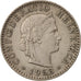 Moneta, Svizzera, 20 Rappen, 1953, Bern, SPL-, Rame-nichel, KM:29a