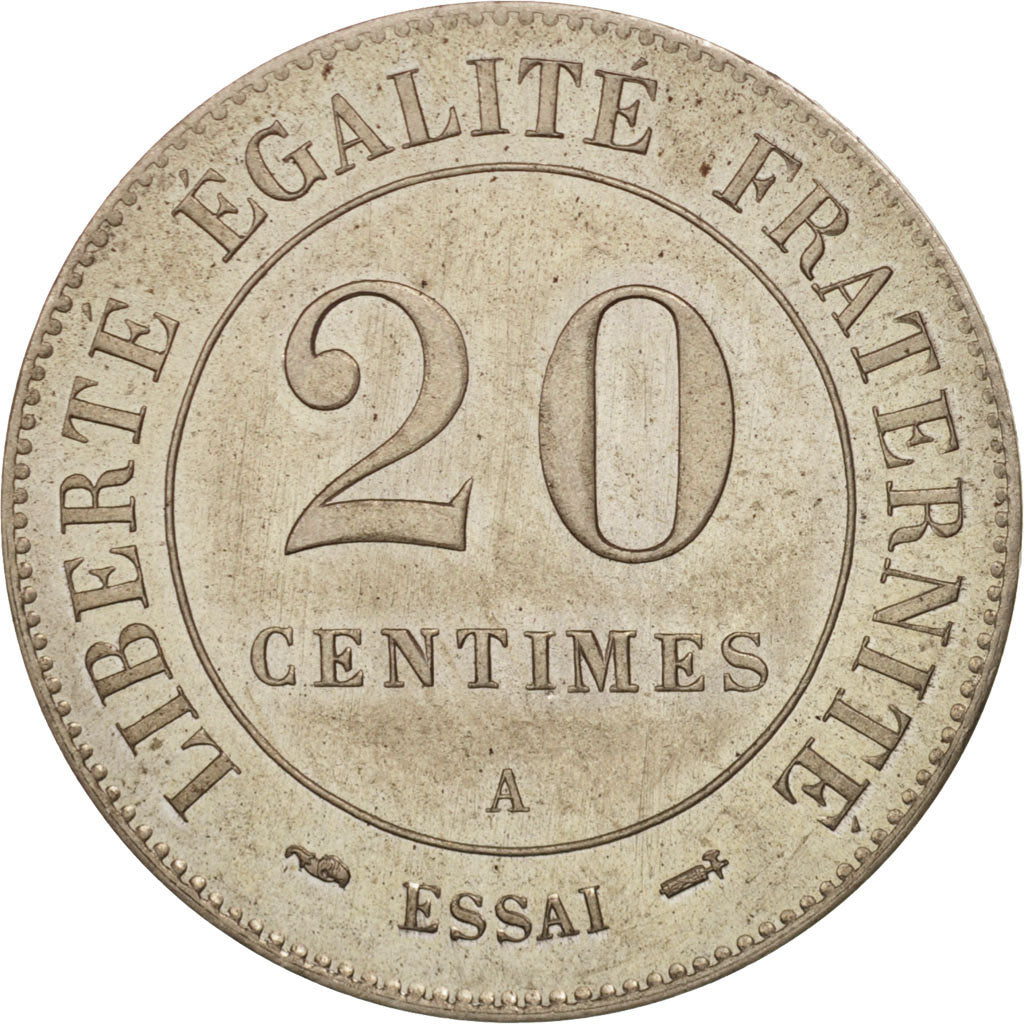 Moneta, Francia, 20 Centimes, 1888, Paris, SPL, Alpacca, Gadoury:316