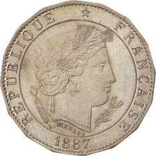 Coin, France, 5 Centimes, 1887, Paris, MS(63), Maillechort, Gadoury:162