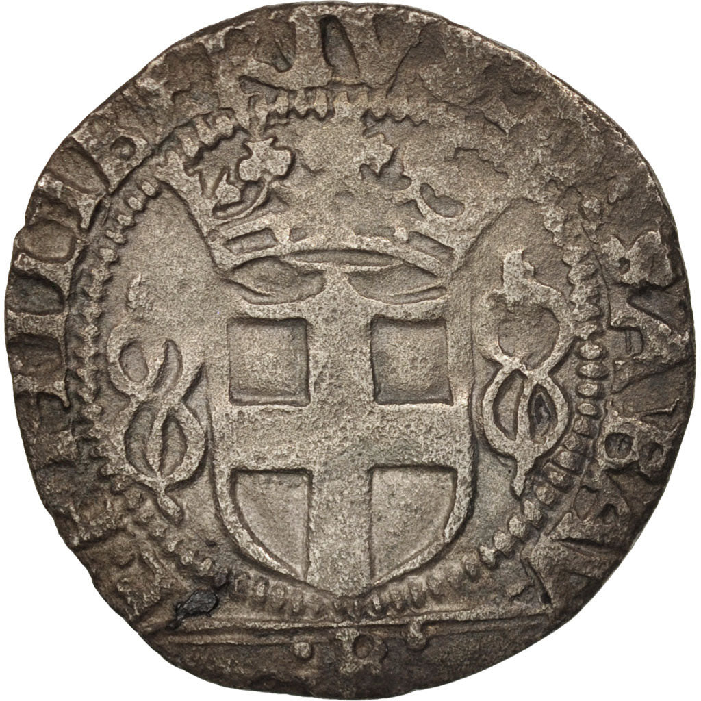 ITALIAN STATES, Savoie, Emmanuel Philibert, Gros, Bourg-en-Bresse, VF(30-35)
