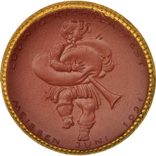 Germany, 10 Mark Ludwig Richter, 1921, Meissen, MS(64), Porcelain