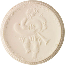 Germany, 10 Mark Ludwig Richter, 1921, Meissen, MS(64), Porcelain