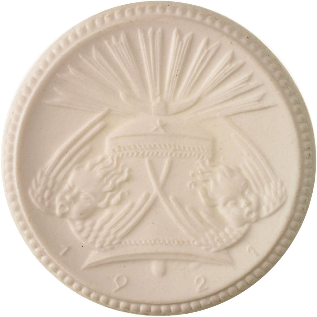 Coin, Germany, 10 Mark, 1921, Meissen, MS(64), Porcelain, 38.5