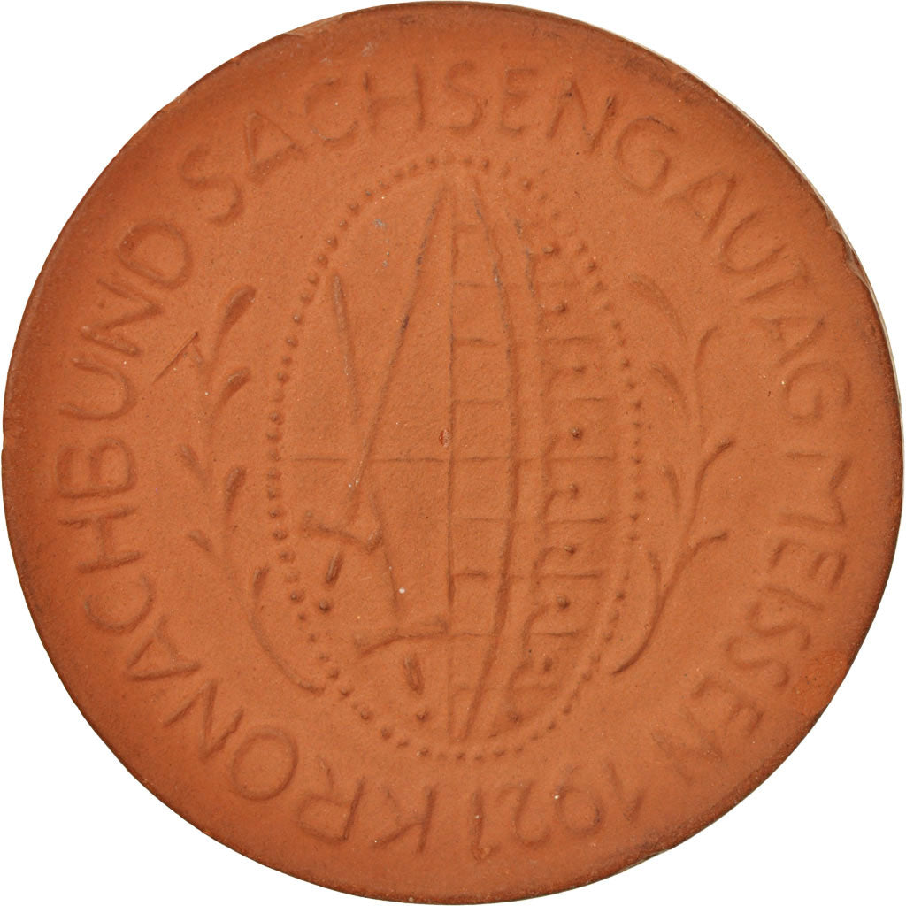 Coin, Germany, Medal, 1921, Meissen, MS(63), Porcelain, 50