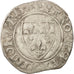 France, Charles VI, Blanc Guénar, Saint-Quentin, TB, Billon, Duplessy:377A