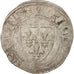 France, Charles VI, Blanc Guénar, Saint-Quentin, VF(20-25), Duplessy:377A