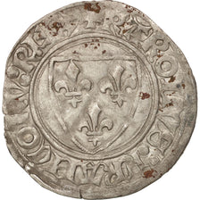 France, Charles VI, Blanc Guénar, Saint-Quentin, EF(40-45), Duplessy:377A