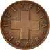 Moneta, Szwajcaria, Rappen, 1948, Bern, EF(40-45), Bronze, KM:46