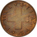 Moneda, Suiza, Rappen, 1954, Bern, MBC+, Bronce, KM:46