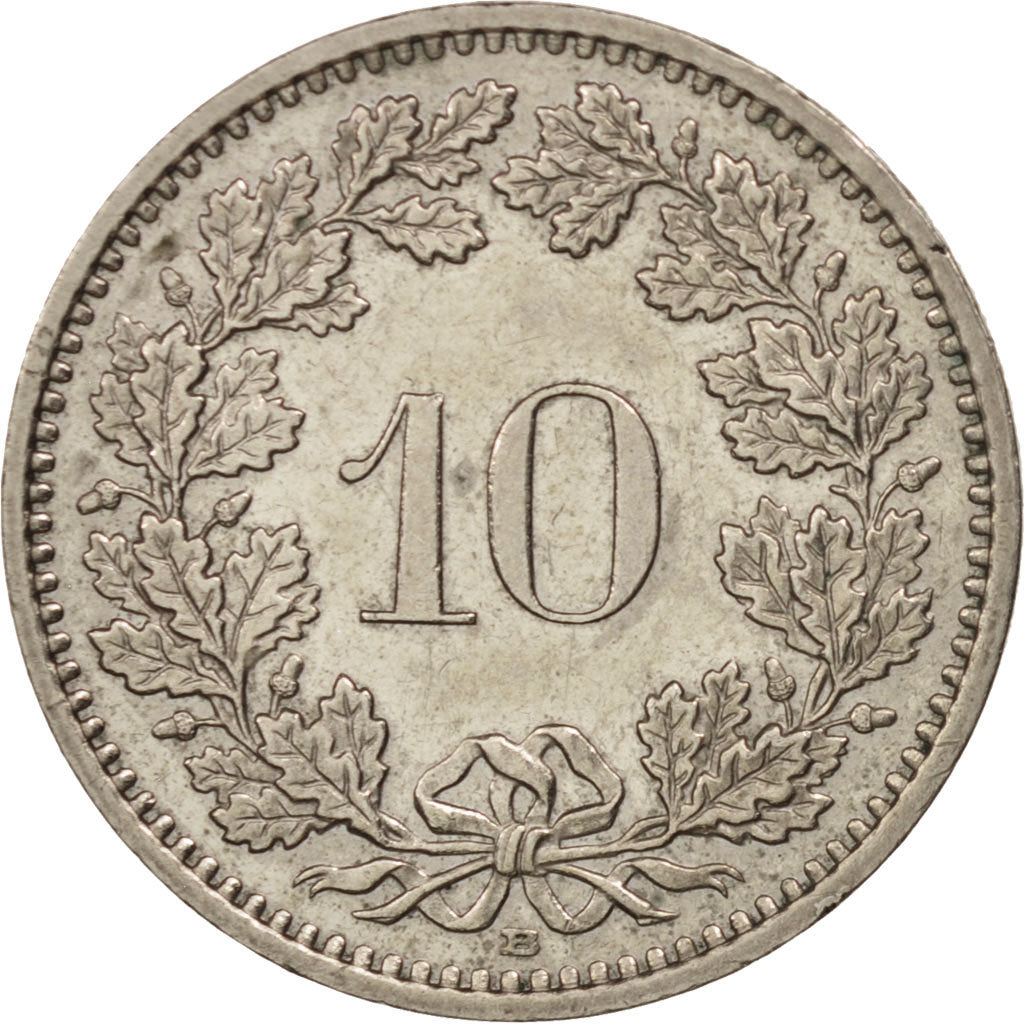 Monnaie, Suisse, 10 Rappen, 1989, Bern, SUP, Copper-nickel, KM:27
