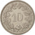 Moneta, Szwajcaria, 10 Rappen, 1983, Bern, MS(60-62), Miedź-Nikiel, KM:27