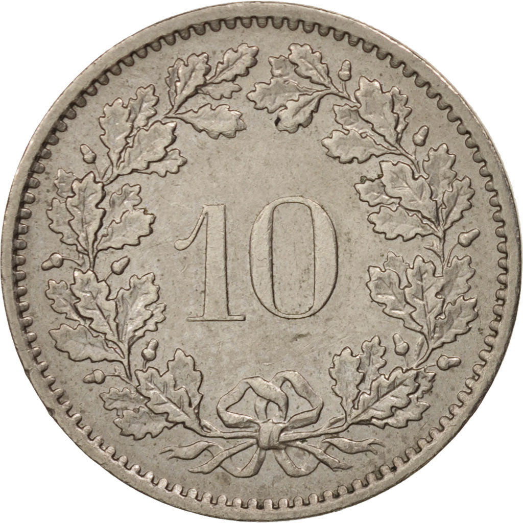 Munten, Zwitserland, 10 Rappen, 1976, Bern, PR, Copper-nickel, KM:27
