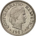 Coin, Switzerland, 10 Rappen, 1967, Bern, AU(55-58), Copper-nickel, KM:27