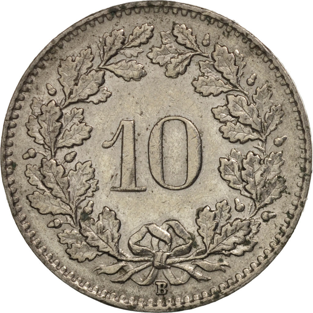 Munten, Zwitserland, 10 Rappen, 1961, Bern, PR, Copper-nickel, KM:27