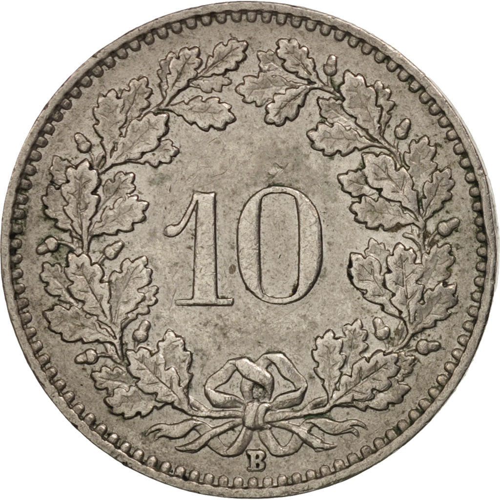 Coin, Switzerland, 10 Rappen, 1959, Bern, AU(50-53), Copper-nickel, KM:27