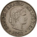Switzerland, 10 Rappen, 1942, Bern, AU(50-53), Copper-nickel, KM:27