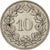 Moneta, Szwajcaria, 10 Rappen, 1933, Bern, EF(40-45), Nikiel, KM:27b