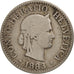 Switzerland, 10 Rappen, 1883, Bern, F(12-15), Copper-nickel, KM:27