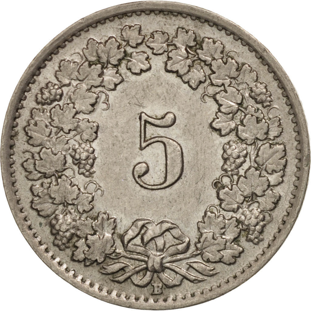 Suisse, 5 Rappen, 1944, Bern, TTB+, Copper-nickel, KM:26