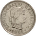 Moneta, Szwajcaria, 5 Rappen, 1964, Bern, AU(50-53), Miedź-Nikiel, KM:26