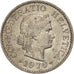 Moneta, Szwajcaria, 5 Rappen, 1970, Bern, AU(55-58), Miedź-Nikiel, KM:26