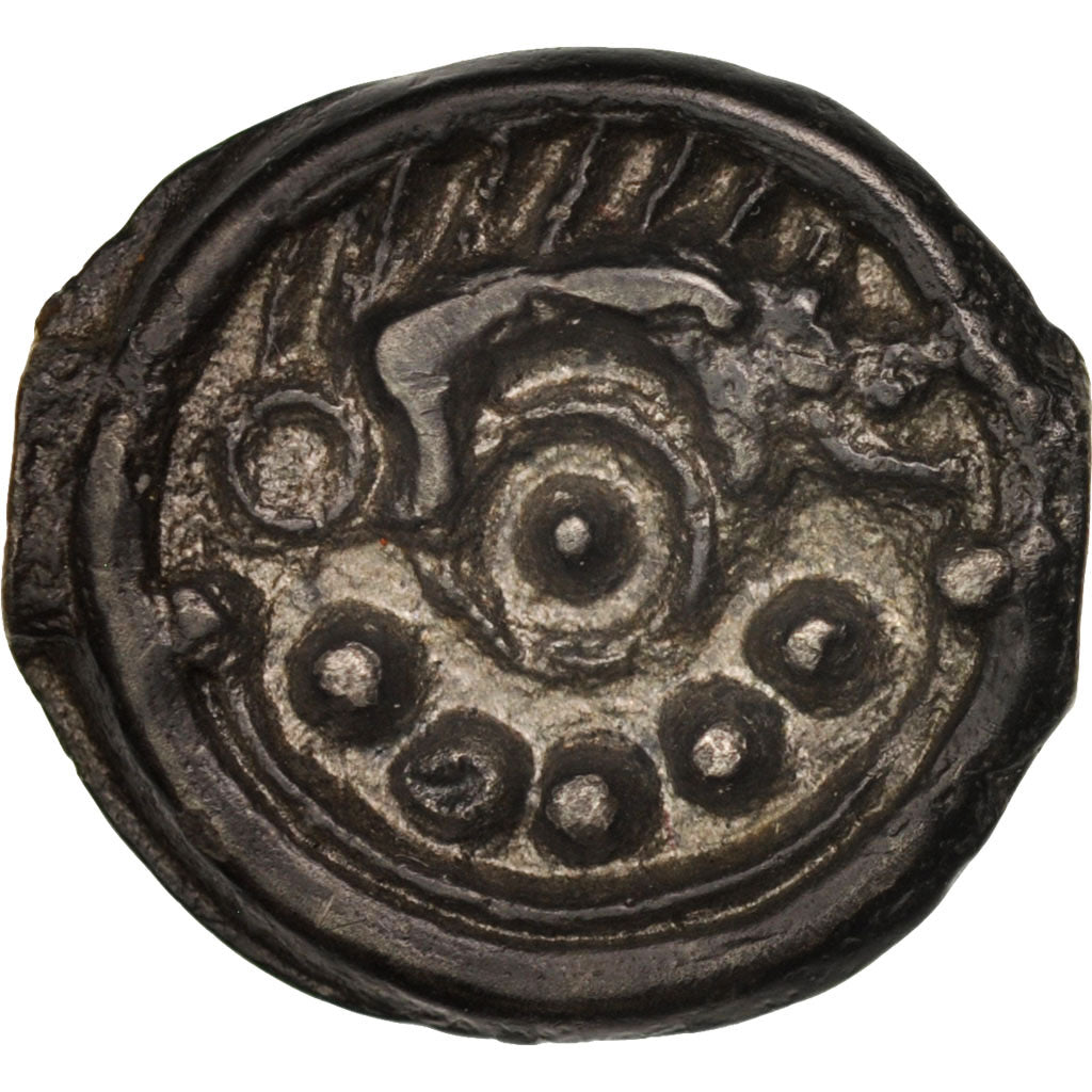 Coin, Suessiones, Potin, AU(55-58), Potin, Delestrée:530