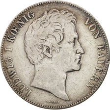 Etats allemands, BAVARIA, Ludwig I, 2 Thaler, 1844, TB, Argent, KM:814