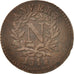 FRENCH STATES, Napoleon I, 5 Centimes, 1814, Antwerp, EF(40-45), Bronze, KM:2.1