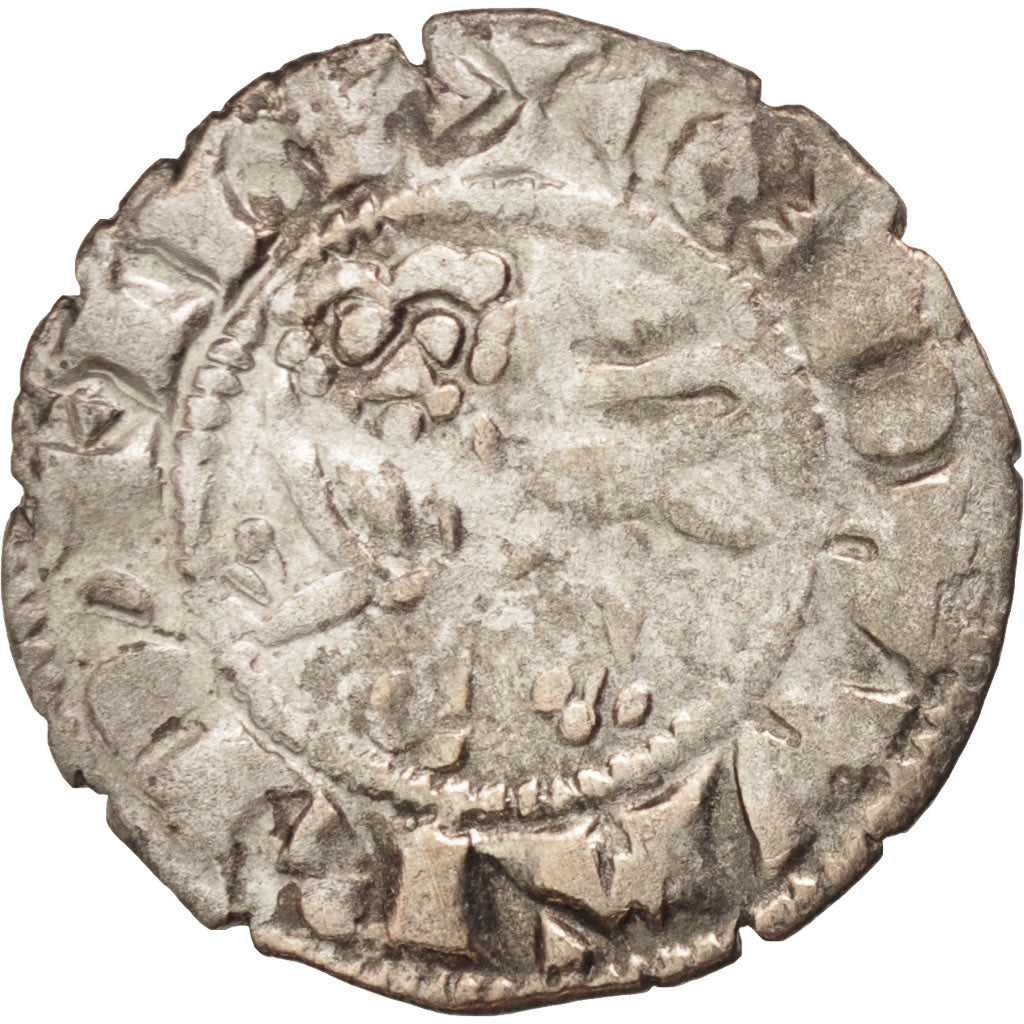 Coin, France, Denarius, Bordeaux, EF(40-45), Silver, Boudeau:474