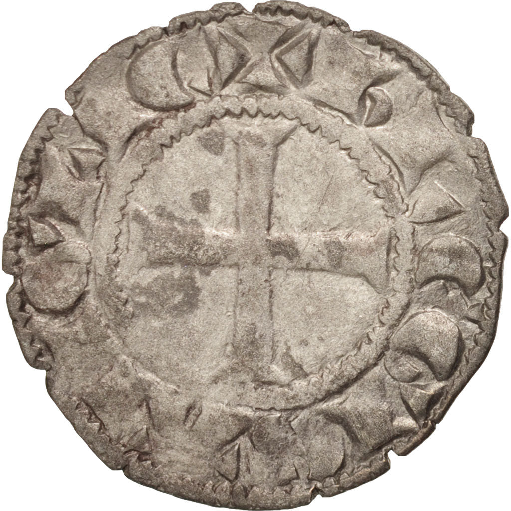 Coin, France, Denarius, Bordeaux, EF(40-45), Silver, Boudeau:474