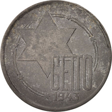 Poland, Ghetto of Lodz, 10 Mark, 1943, AU(50-53), Aluminum, KM:Tn3