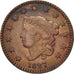 United States, Coronet Cent, 1827, Philadelphia, EF(40-45), Copper, KM:45