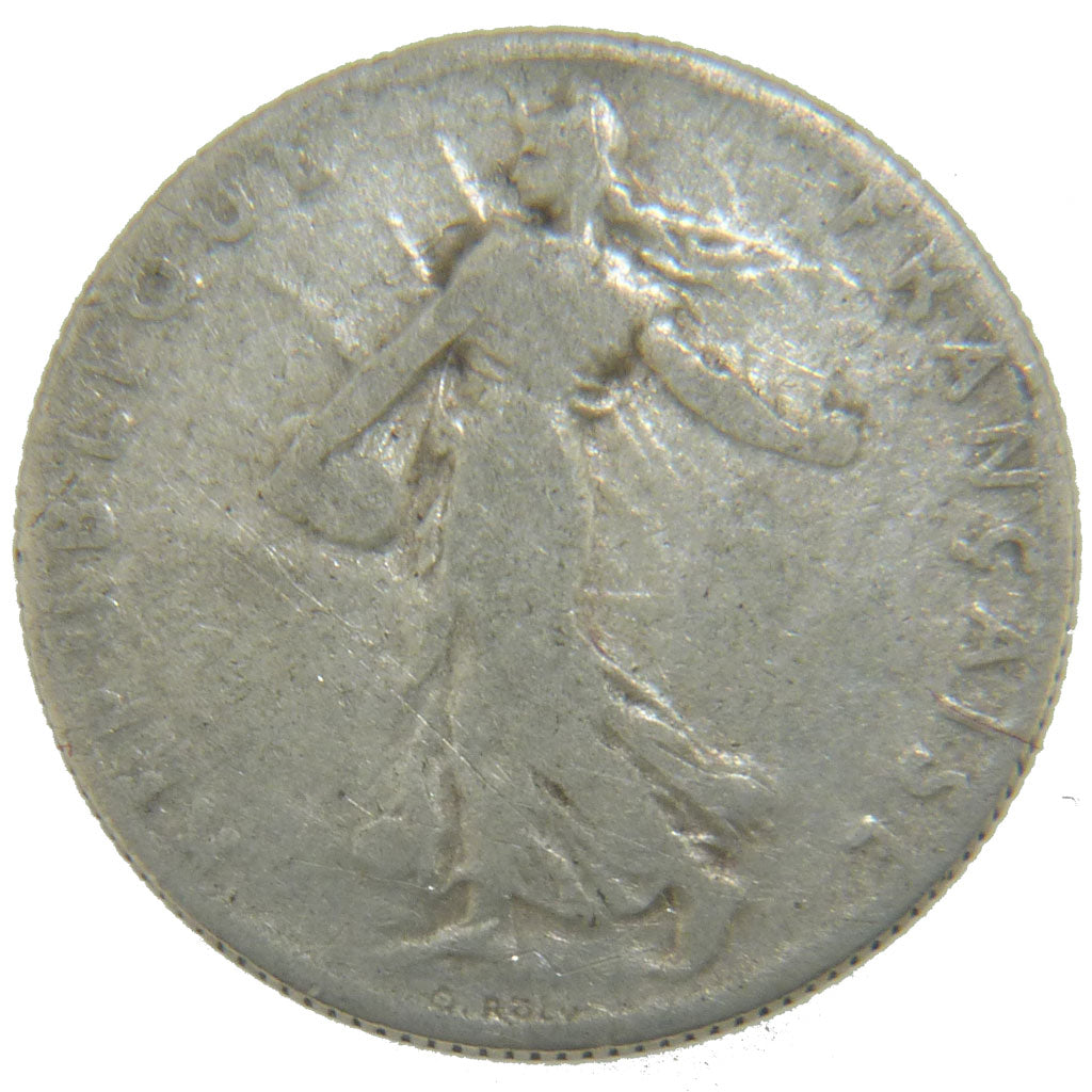 FRANCE, Semeuse, 50 Centimes, 1902, Paris, KM #854, VF(20-25), Silver, 18.1,...