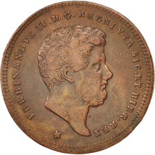 STATI ITALIANI, NAPLES, Ferdinando II, 2 Tornesi, 1851, BB, Rame, KM:327