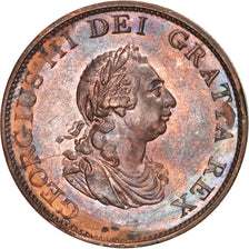 Coin, Great Britain, George III, 1/2 Penny, 1799, MS(60-62), Copper, KM:647