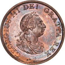 Monnaie, Grande-Bretagne, George III, 1/2 Penny, 1799, SUP+, Cuivre, KM:647